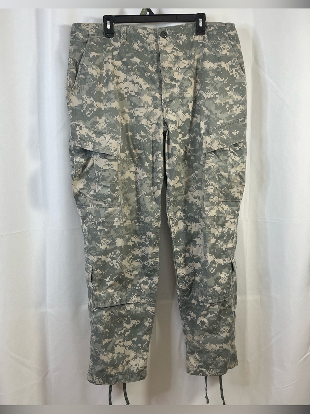 Us Army Reg Trousers Knee Pockets combat uniform digital camo pants Large